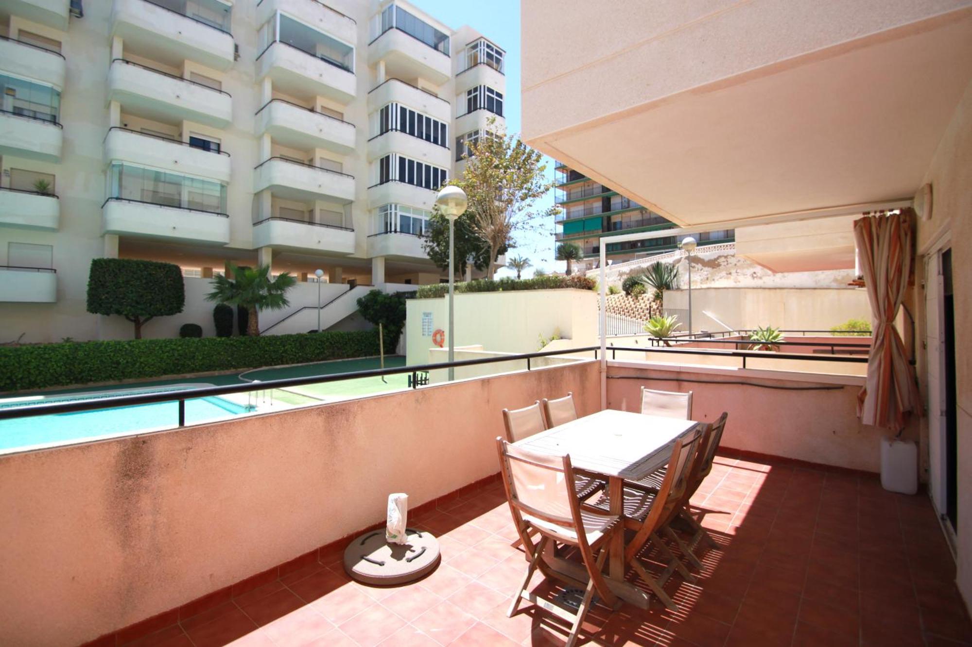 Apartamento Casaturis En Los Arenales Del Sol Ar102 Con Terraza Y Piscina Buitenkant foto